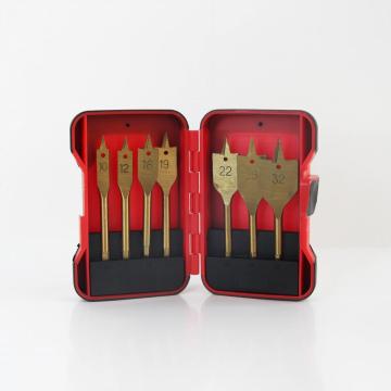 7pcs Flat Drill Bits Set