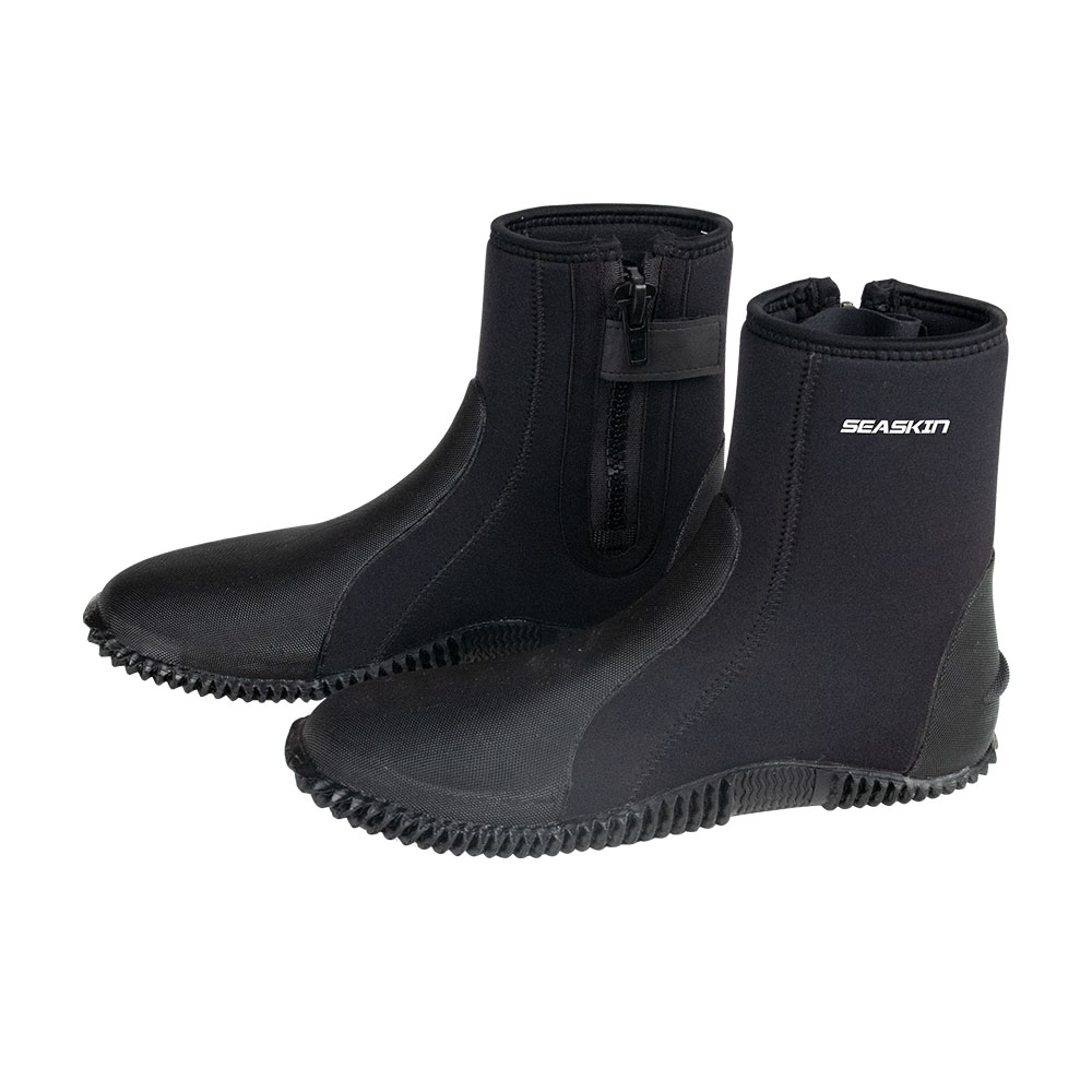 Botas de buceo de neopreno de 5 mm de escala de 5 mm para agua de pesca de lanza