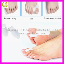 Wholesale cheap fitted toe rings silicone toe separator