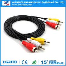 3RCA to 3 RCA Video Audio RCA Cable/AV Cable