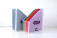 Brilliant color design PP expanding folder