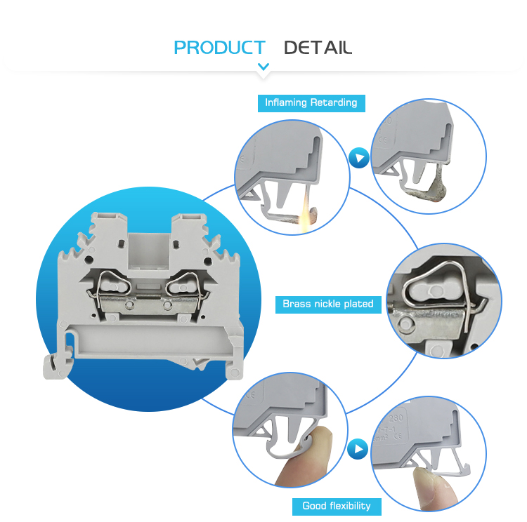 earthing din rail terminal 