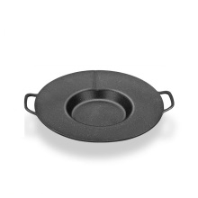 Wholesale Enamel Frying Pan with Double Ears Grill Pan - Indoor Cooking Pan