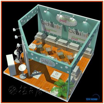 Modular home trade show booth furniture