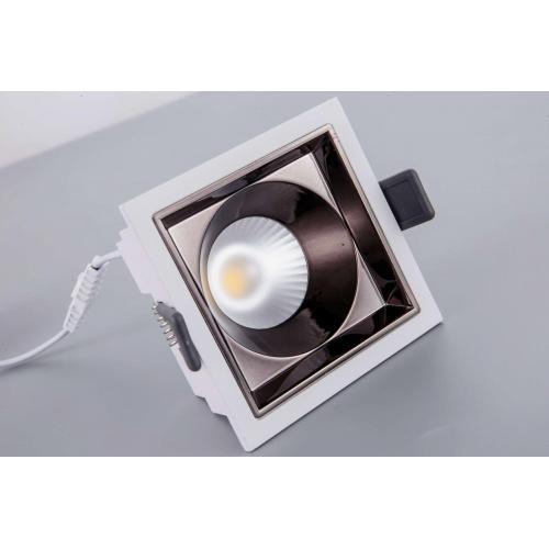 12W 4100K 2.4G Remote Control Led Square Spotlight-Aluminum