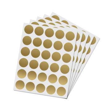 Customizable Scratch Off Stickers: Round Circle Labels for DIY Scratch Off Reward Cards
