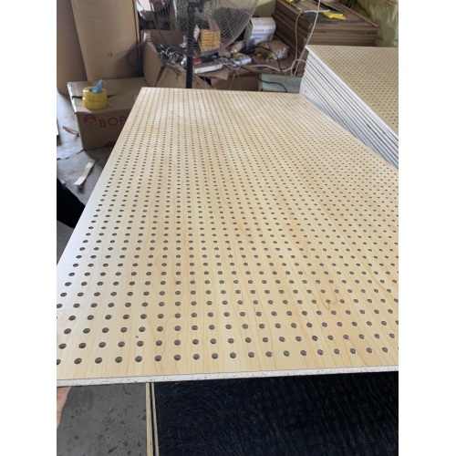 3D Model Interior Perforated Wooden Acoustic Panel
