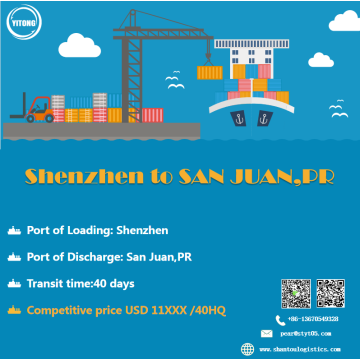 Ocean Freight Shenzhen To San Juan Puerto Rico