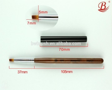 2016 nail tool resin handle cylindrical nail painting brush