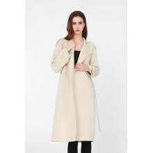 Mantel wol kerah bergaya jas