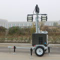 portable led lighting tower trailer mobile