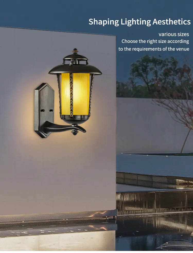European Outdoor LED Wall Light for Restaurants and Cafes