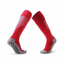 High Quality Red Soccer Socks for Men
