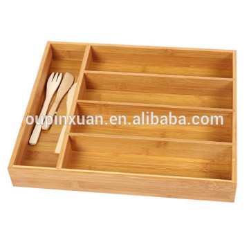 bamboo tableware box,forks and knives storgae box
