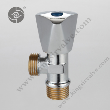 Chrome plating angle valve with thread color