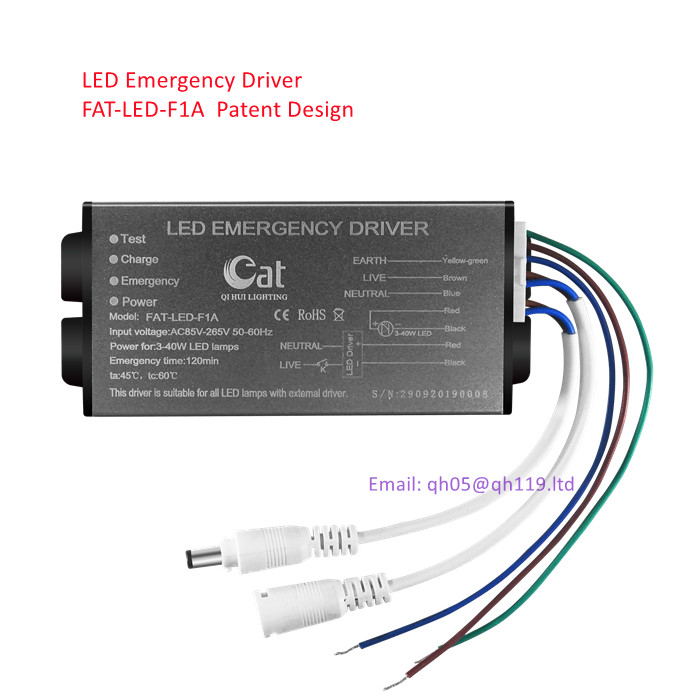 Fuente directa 3-60W LED Pack de emergencia