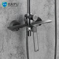 Modern Bathroom Exposed Shower Faucet Set