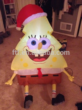 Inflatable light chrismas Sponge Bob