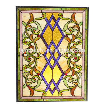 TW1824081, W18"H24" tiffany panel, hanging panel, tiffany windows, stained glass panel, stained glass windows