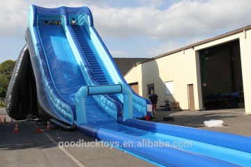 27ft tall giant rampage inflatable water slide China factory price
