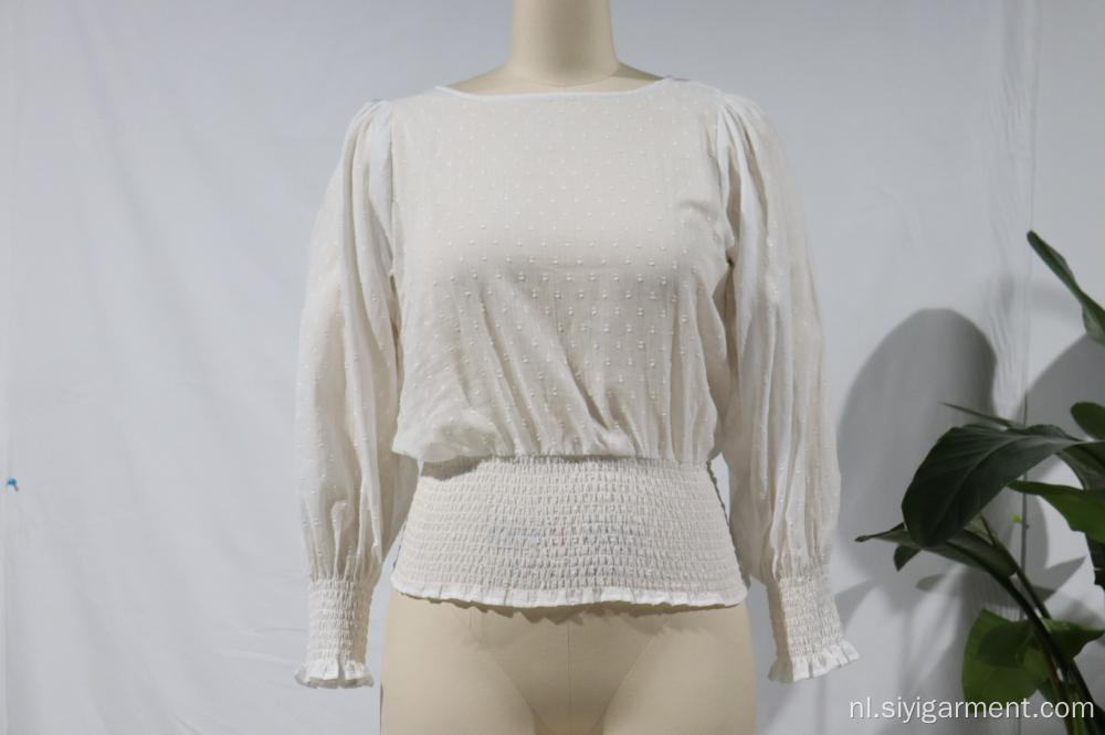 Zoete damesblouses met lange mouwen voor dames