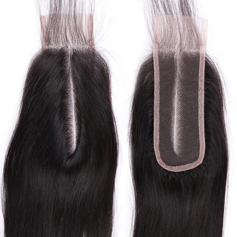 Wholesale Kim K 2x6 Lace Closure,Brazilian Human Hair Straight 2*6 Lace Closure,Middle Part 2x6 Swiss Lace Closure