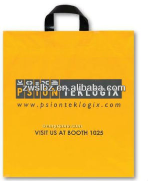 LDPE soft loop handle shopping bag