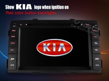 Rca Rear View Kia Sat Nav Multimedia Player For Sorento 2009, 2010, 2011 Vks7225