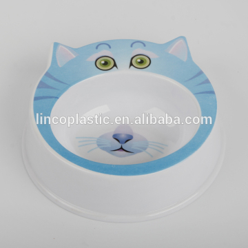 wholesale plastic cat shape pet bowl