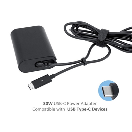 Adaptateur pour ordinateur portable 30 W type c PD pour Dell