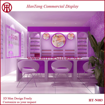 Mall Nail Bar Kiosk Design Salon Nail Bar Kiosk For Manicure For Sale