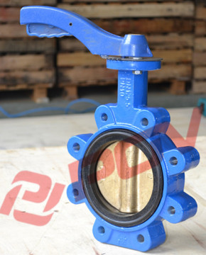 ANSI lug ductile iron gear operation Butterfly Valve