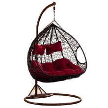 Leisusre PE Rattan Double Seat Swing Chair