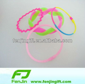 elastic silicone wrist bands