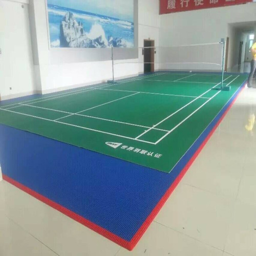 Enlio BWF Badmintonplansmatta PVC Sportgolv