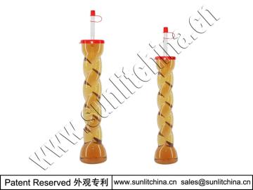 yard cup & plastic yard cup with straw