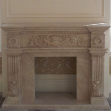 Indoor Modern Natural Marble Fireplace Mantel