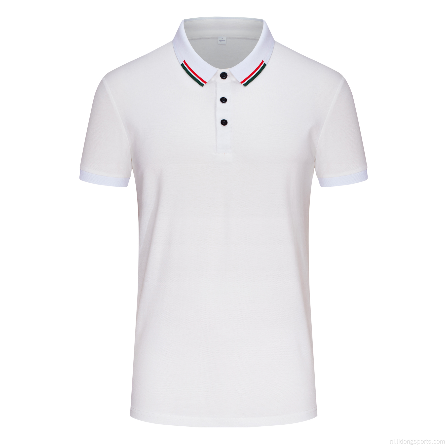 Hoogwaardige vrouwen mannen golfpolo shirt