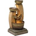 Four Bowl Outdoor Floor Water Fountain