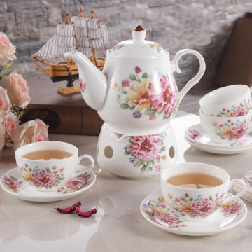 Bone China Coffee Gift Set Porcelain Tea Set Ceramic Coffee Pot Set