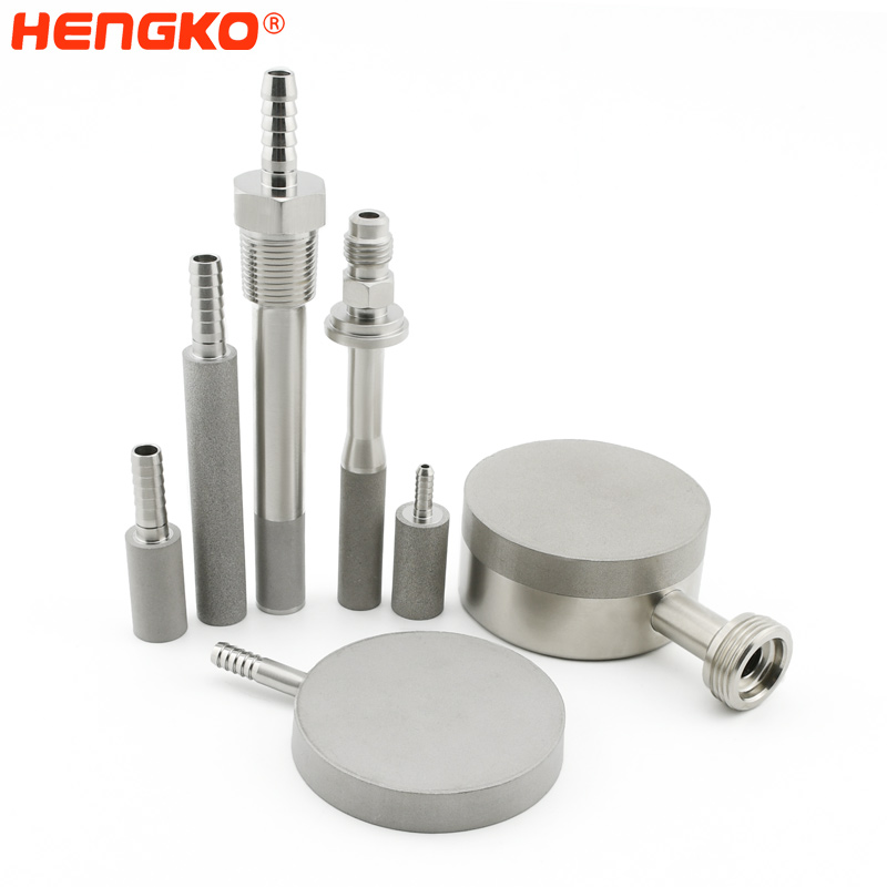 HENGKO 0.5  2  Micron  316 L stainless steel  fast carbonate oxygenation air carbonation diffuser stone for beer brewing