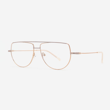 Polygon Aviator Metal Women's Optical Frames