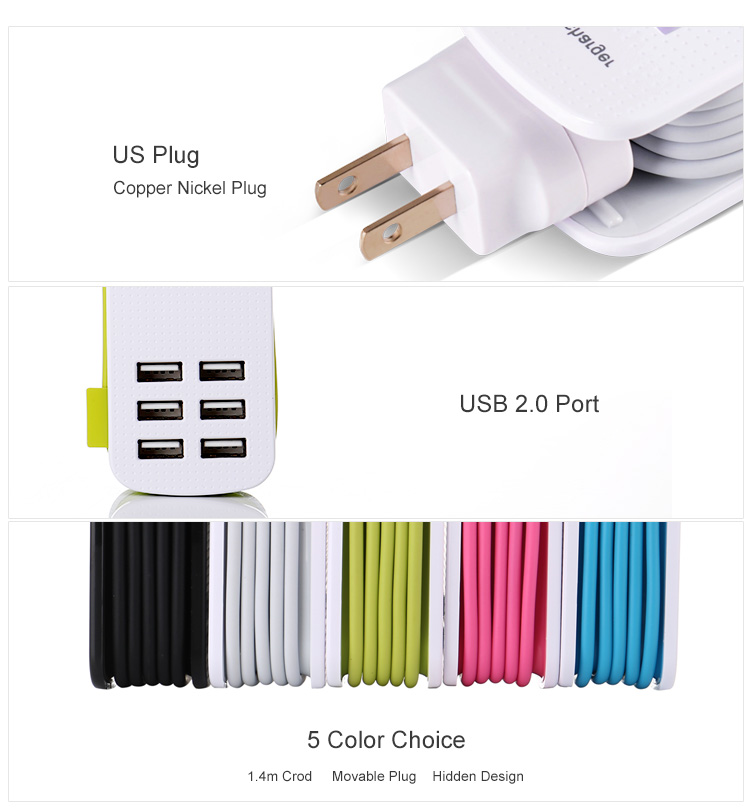 6usb charger