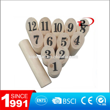 Molkky wooden outdoor game