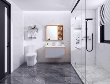 Good quality light bathroom cabinet