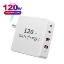 120 Вт з високою потужністю зарядка USB C Gan Charger