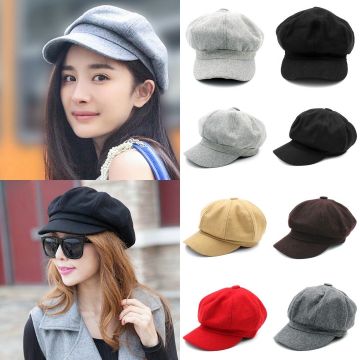 Mistdawn Fashion Women Ladies Ivy Hat Newsboy Cabbie Cap Gatsby Hats Baker Caps Outdoor Wool Blend Size 56-59cm