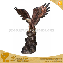 garden statue large bronze eagle