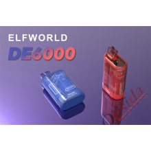 Elf World De6000 Puffs одноразовый вейп ручка