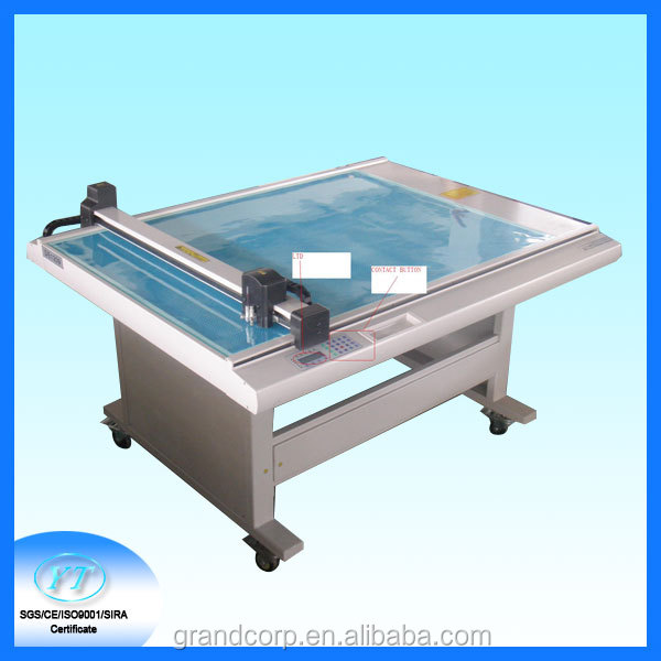 Flatbed CNC Corrugated Box Sample Cutting Plotter Machine for Box Making Company